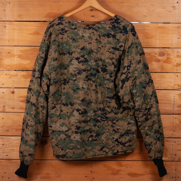 Wiggy's Woobie Liner Jacket in MARPAT Camo / Coyote Tan - Men's LG Made in USA - Picture 2 of 8